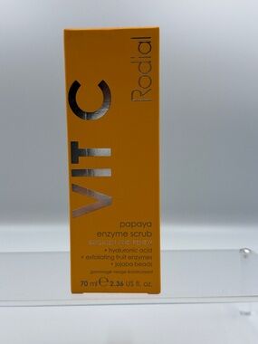 Rodial VIT C Papaya Enzyme Scrub - Orange Packaging